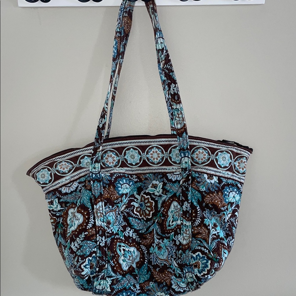 Vera Bradley Java Mocha Weekender Duffel Tote Bag… - image 2